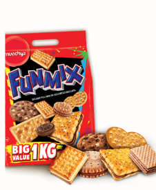 MUNCHY'S  FUNMIX  1KG BIG VALUE ASSORTED BISCUIT