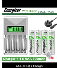 ENERGIZER AAA RECHARGEABLE BATTERY C/W CHARGER