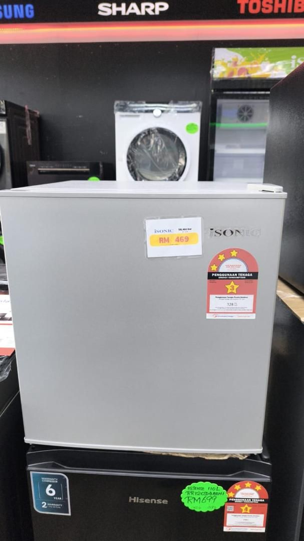 iSONIC Mini Bar 50L Refrigerator IS-50R