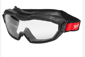 Milwaukee Clear High Profile Performance Vented Goggles 48-73-2062