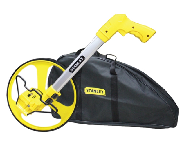 STANLEY MW40M COUNTER MEASURING WHEEL 77-174 WHEEL DIAMETER 318 MEASURE TAPE