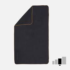 qs Compact microfibre towel size L 80 x 130 cm - Gray