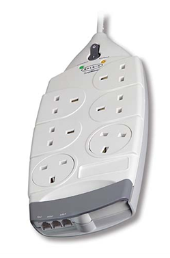 BELKIN 6 WAY PROTECTION WITH TELEPHONE PROTECTION-4 METER F9S620sa4M