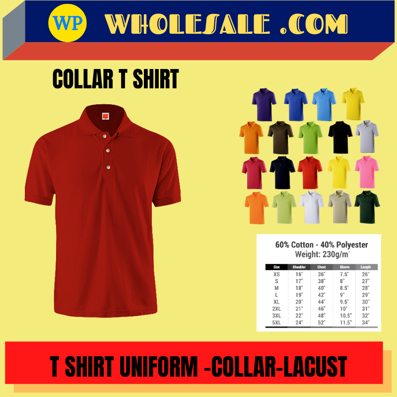 T SHIRT UNIFORM / T-SHIRT / UNIFORM / BAJU UNIFORM / ALL SIZE