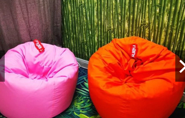 NANGKA 9 Bean Bag Two Layer Pecan (4 KG + 4 KG) Inc Filling Full Set Washable