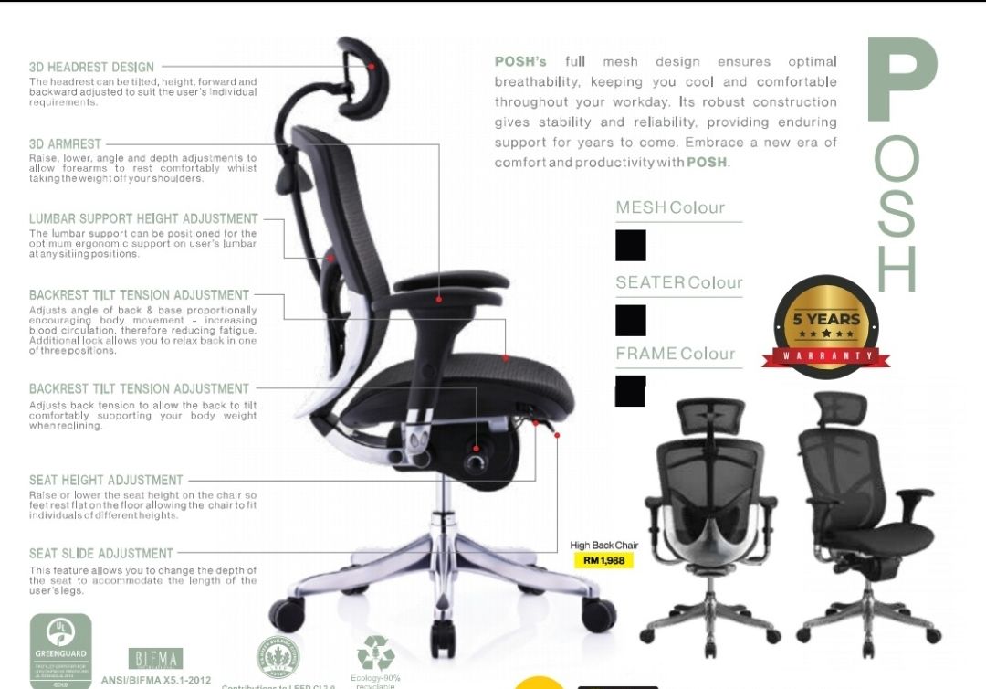 High Back Chair