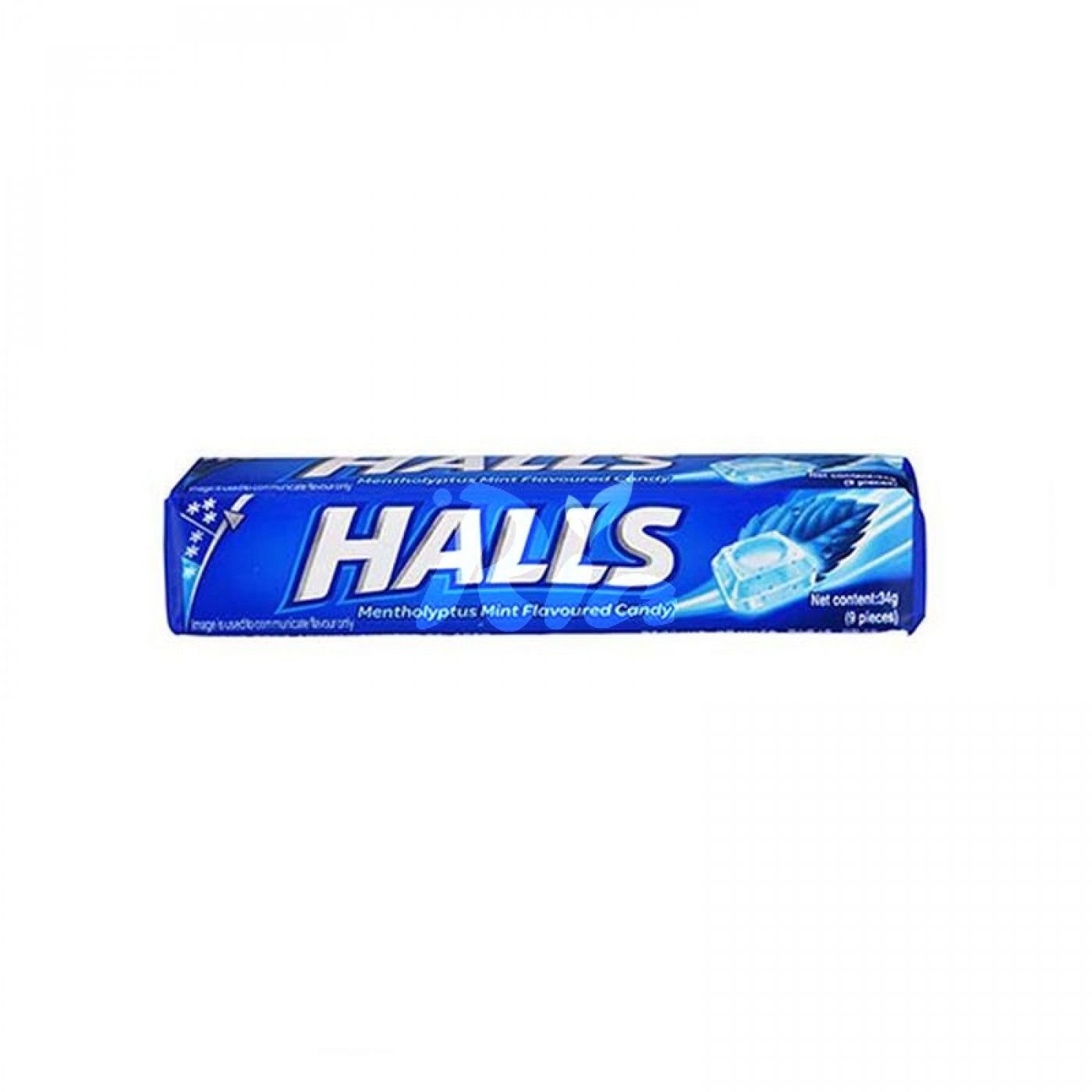 CANDY HALLS STICK CANDY-MENTHO LYPTUS 34G