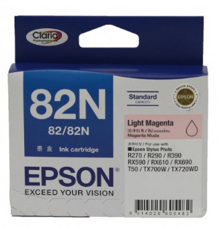 Genuine Malaysia Epson Warranty - EPSON 82N LIGHT MAGENTA INK C13T112690