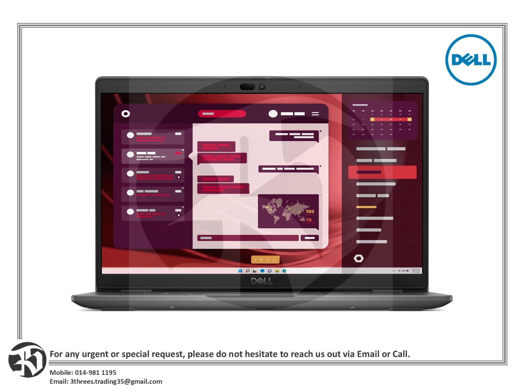 Dell Latitude 3450 Laptop 14"