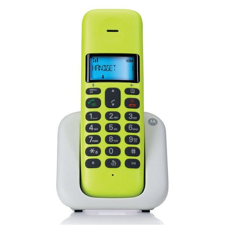 MOTOROLA T301 (LIME) DECT PHONE