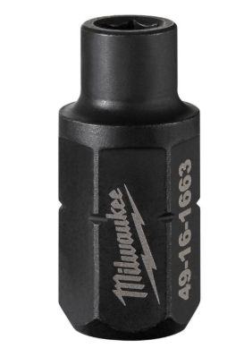 Milwaukee Pass-Through 1/4” Hex, Anvil, Socket Adapter (For M12 FPTR) Milwaukee Pass-Through 1/4” Hex, Anvil, Sockets Adapter (For M12 FPTR)