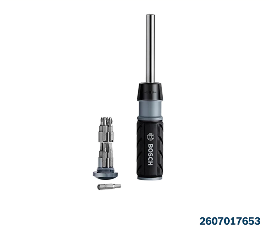 BOSCH ALL IN ONE RACHET HAND SCREWDRIVER SET - 2607017653