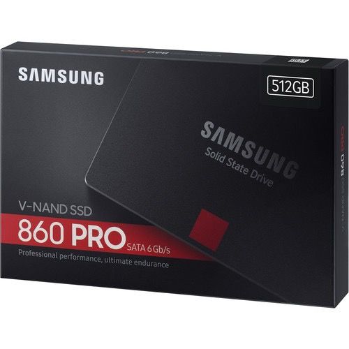 SAMSUNG 860 PRO 512GB 2.5" INTERNAL SOLID STATE DRIVE - MZ-76P512BW