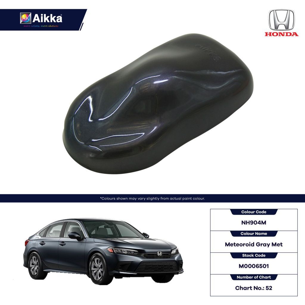 AIKKA HONDA NH904M METEOROID GRAY METALLIC 2K PAINT