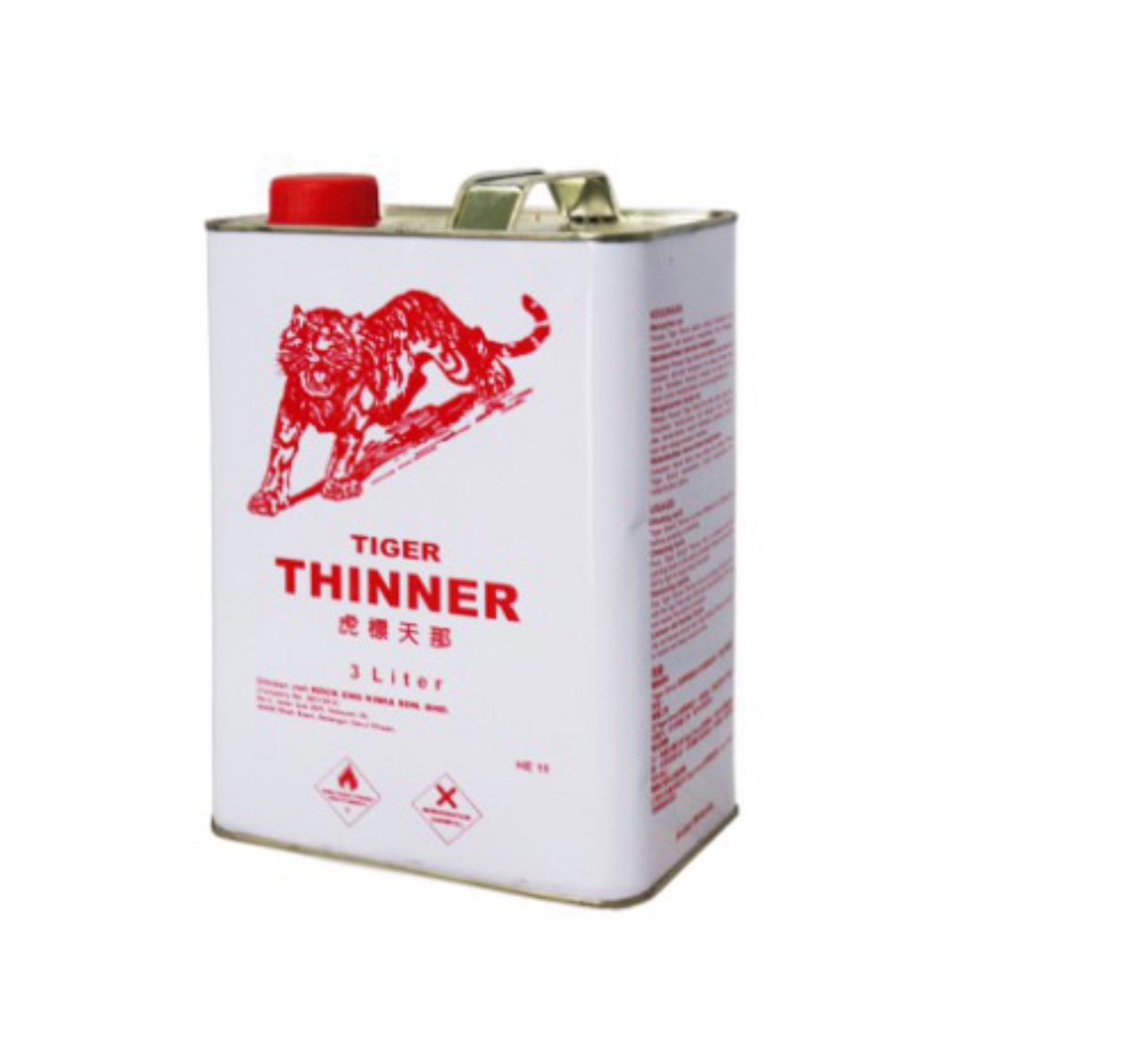 Tiger Thinner 3L -Gred 1 Quality
