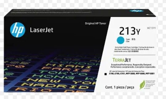 HP 213Y Cyan LaserJet Toner