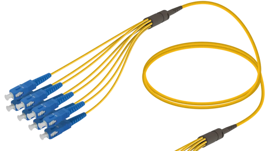 STPLUS MPO/APC FEMALE TO SC/UPC 8 & 12CORES SINGLEMODE FIBER OPTIC PATCH CORD CABLE MPO