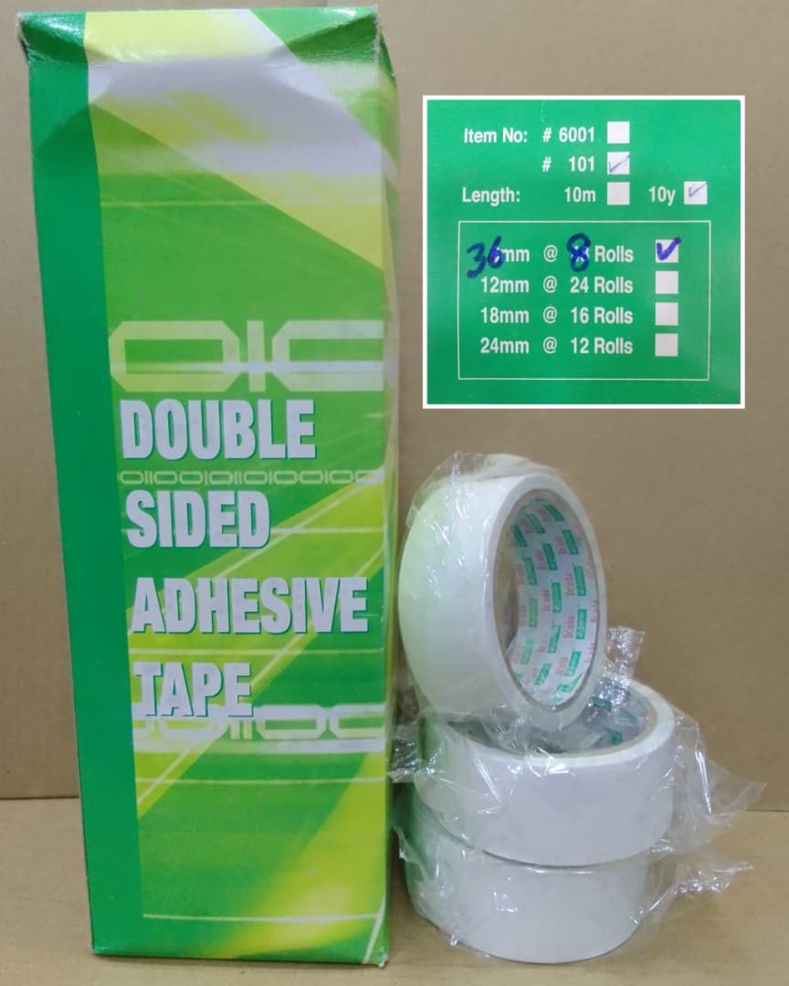DR WHO #101 Double Sided Tissue Tape, 36mm x 10y