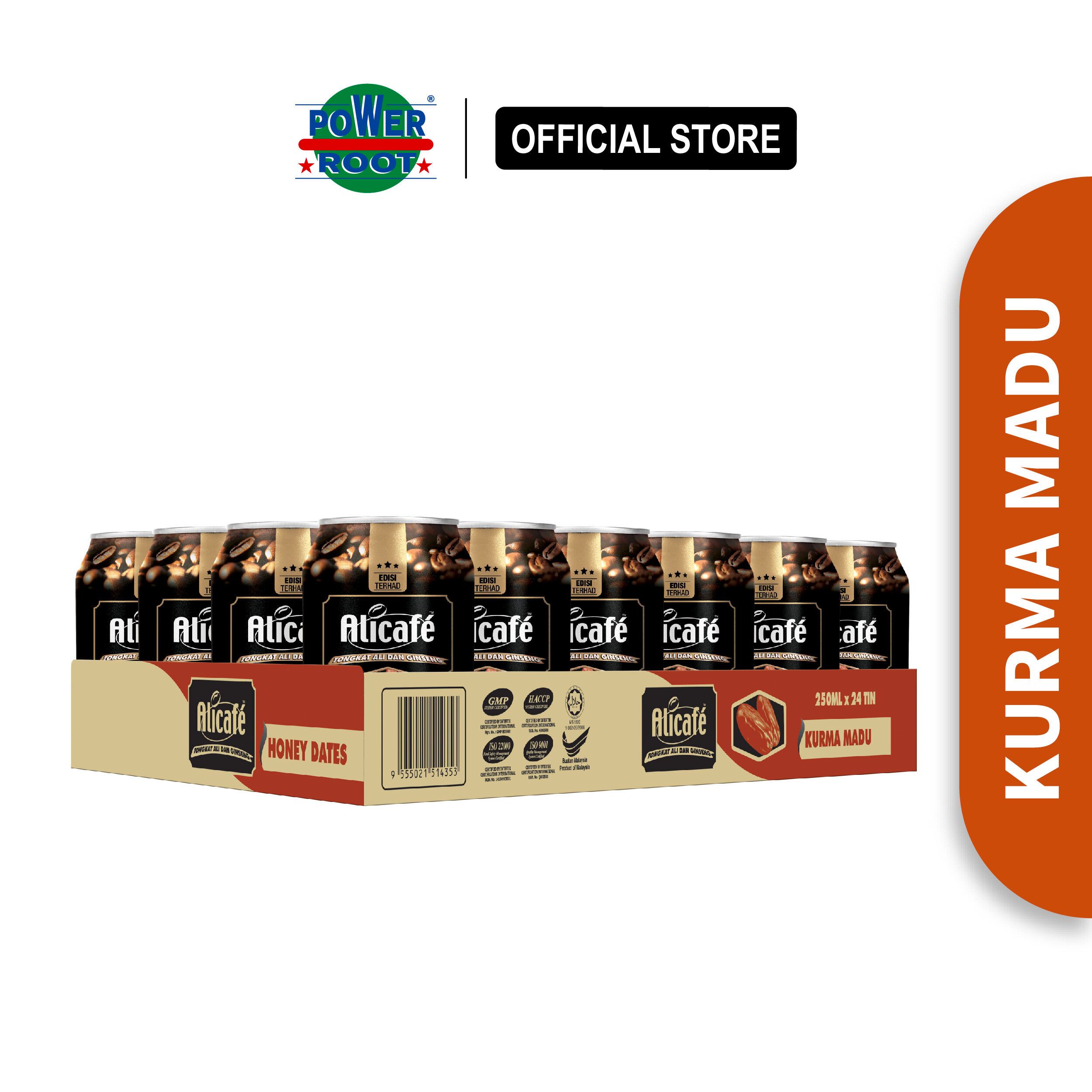 Alicafe Tongkat Ali & Ginseng Kurma Madu (250ml X 24 Cans)
