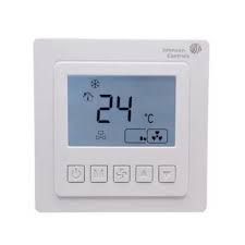 Johnson Control Thermostat Switch LCD Display Central Air Conditioning Temperature Controller Fan Coil Unit