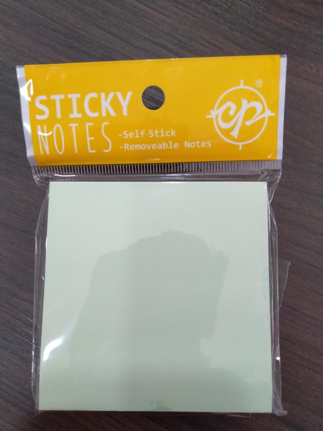 STICKY NOTE CP 3 X 3 - GREEN (LIGHT COLOUR)