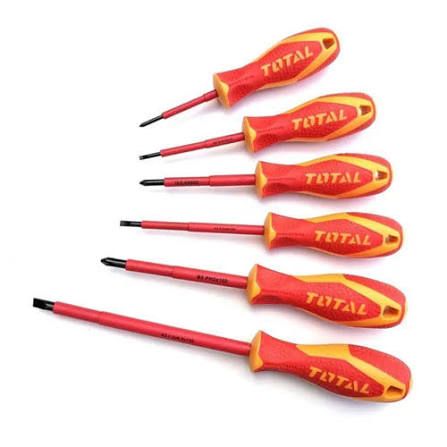 TOTAL THTIS566 6 PCS INSULATED SCREWDRIVER SET