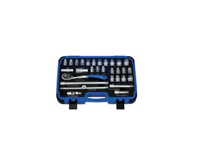 Temo 30Pc 1/2" Dr. Socket Set - Metric & Inch