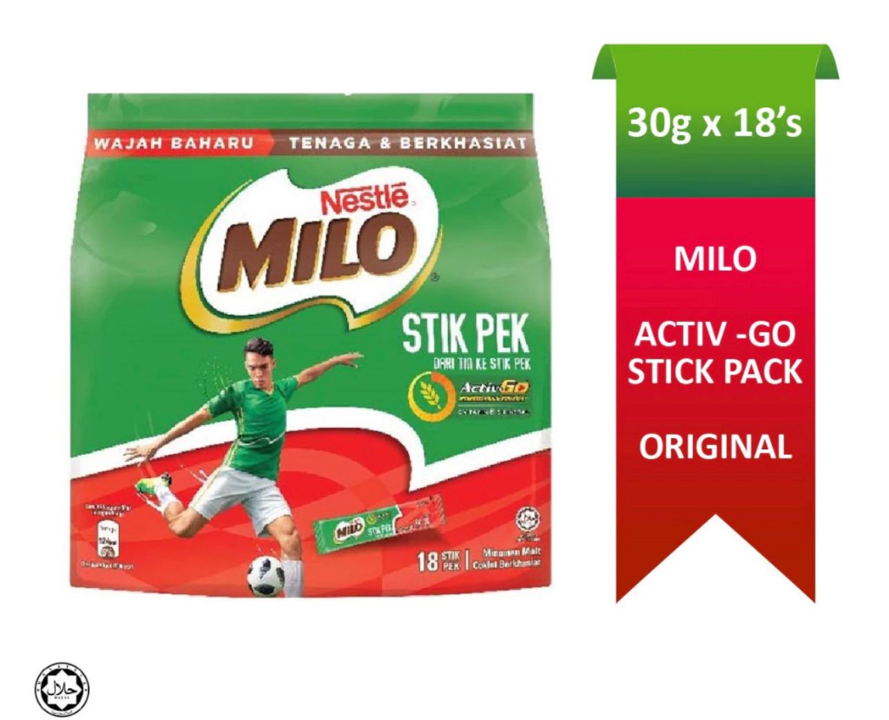 MILO Activ-Go Stick Pack ( Original ) - 30g x 18's