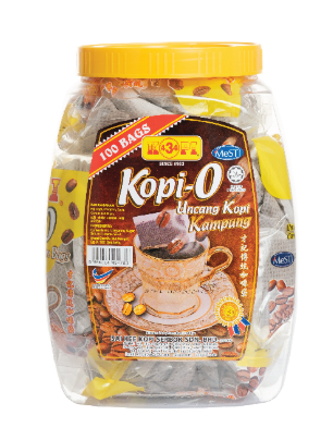 KOPI 434 / Kopi O Kosong / Black Coffee / 100 Sachets / KOPI