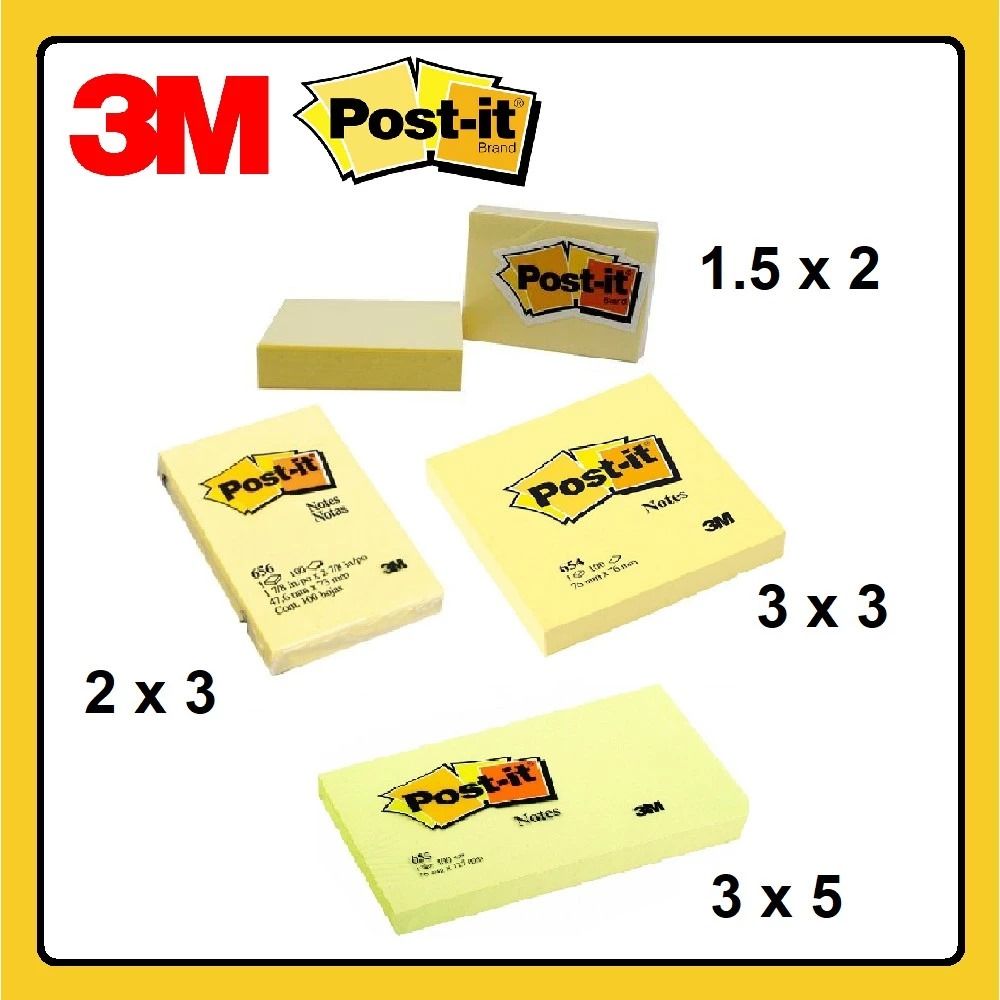 3M POST IT NOTE YELLOW