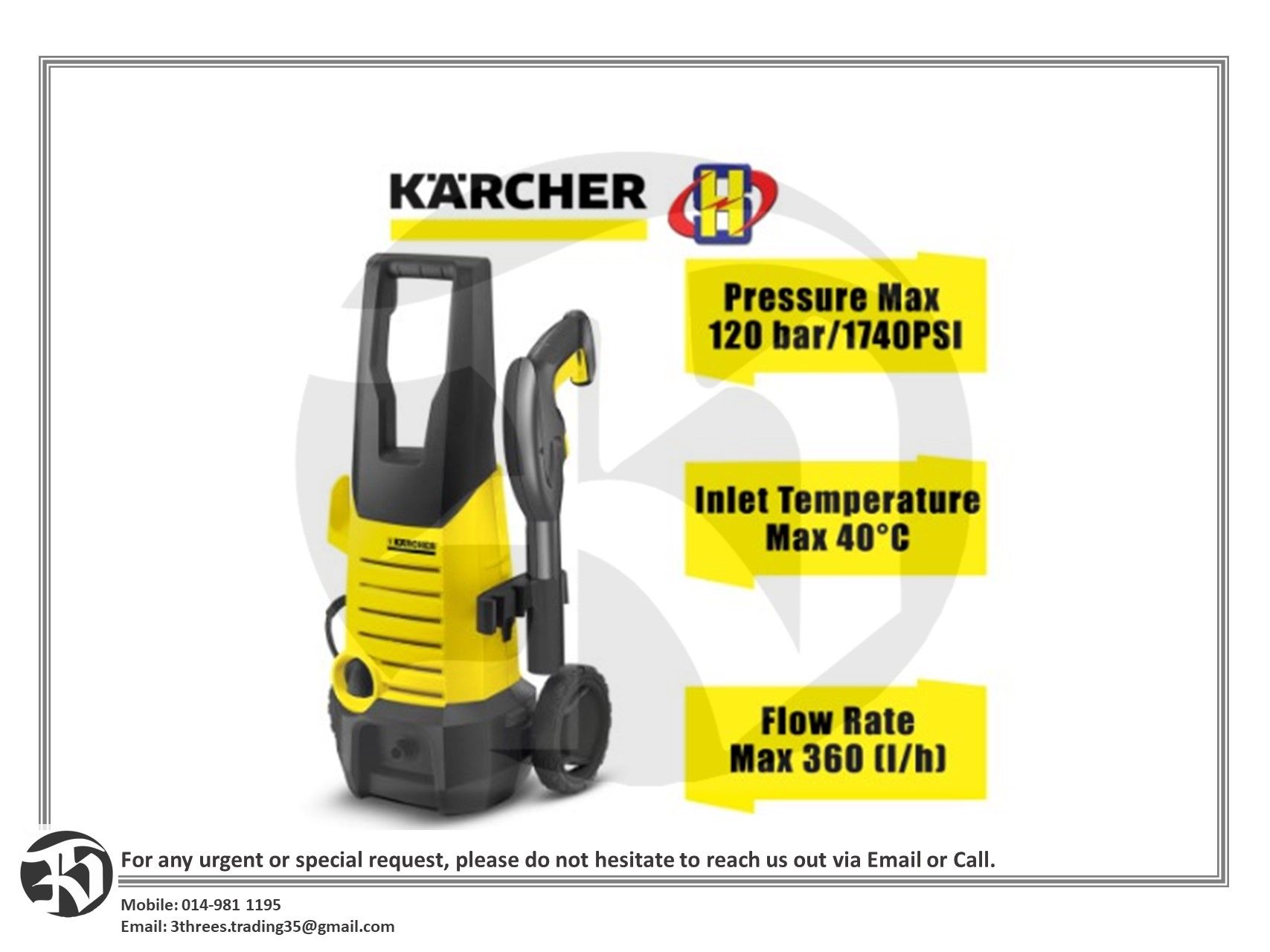 Karcher High Pressure Washer K2.360