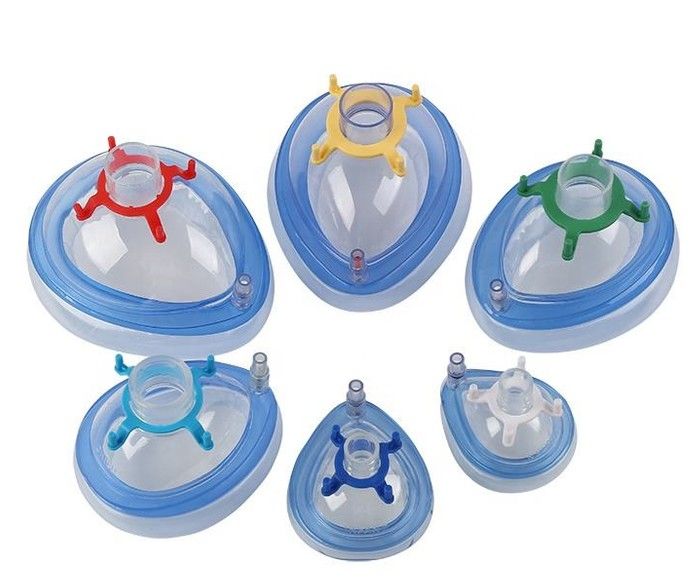 Niso Anaesthetic Cushioned Mask Soft PVC Size # 4 Medium Adult