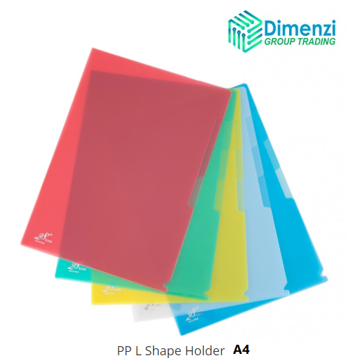 PP (A4) L Shape Holder (Colour)