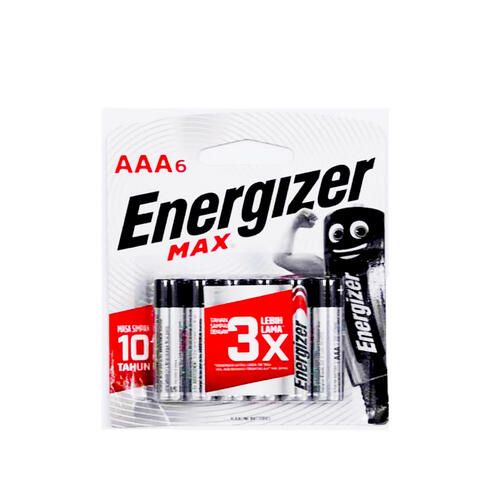 ENERGIZER MAX AAA 6 PC