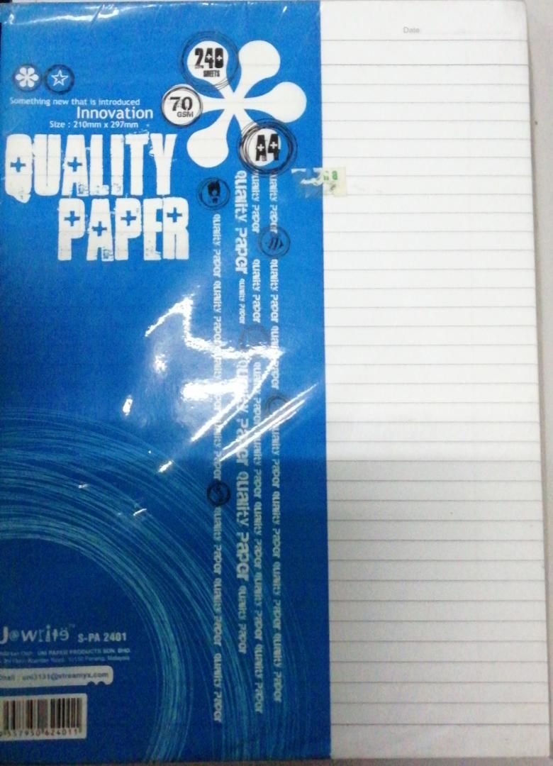 EXAMINATION PAD (SHEET)