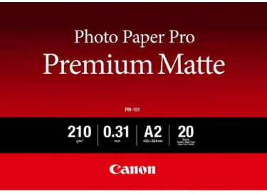 CANON Photo Paper Pro Premium Matte Paper (210g/m2) PM-101 A2 (20sheets)