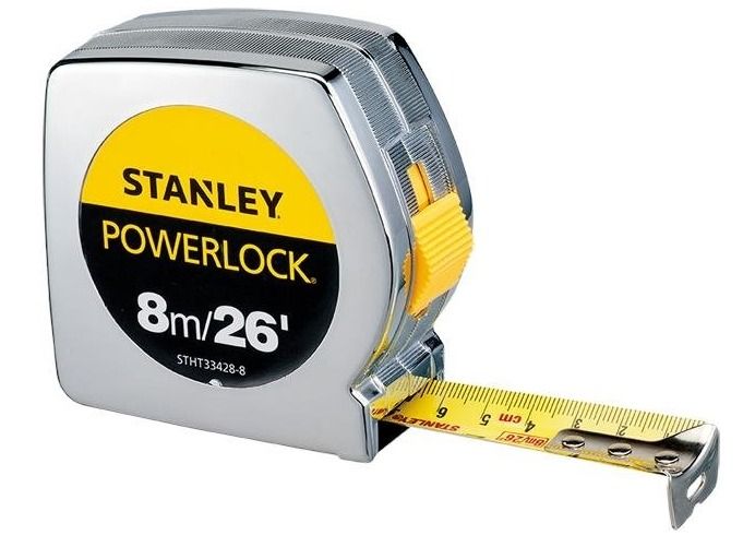 Stanley Tapes, PowerLock 8M/26' x 25mm
