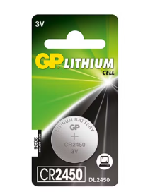 GP Battery Lithium Coin Cells CR2450