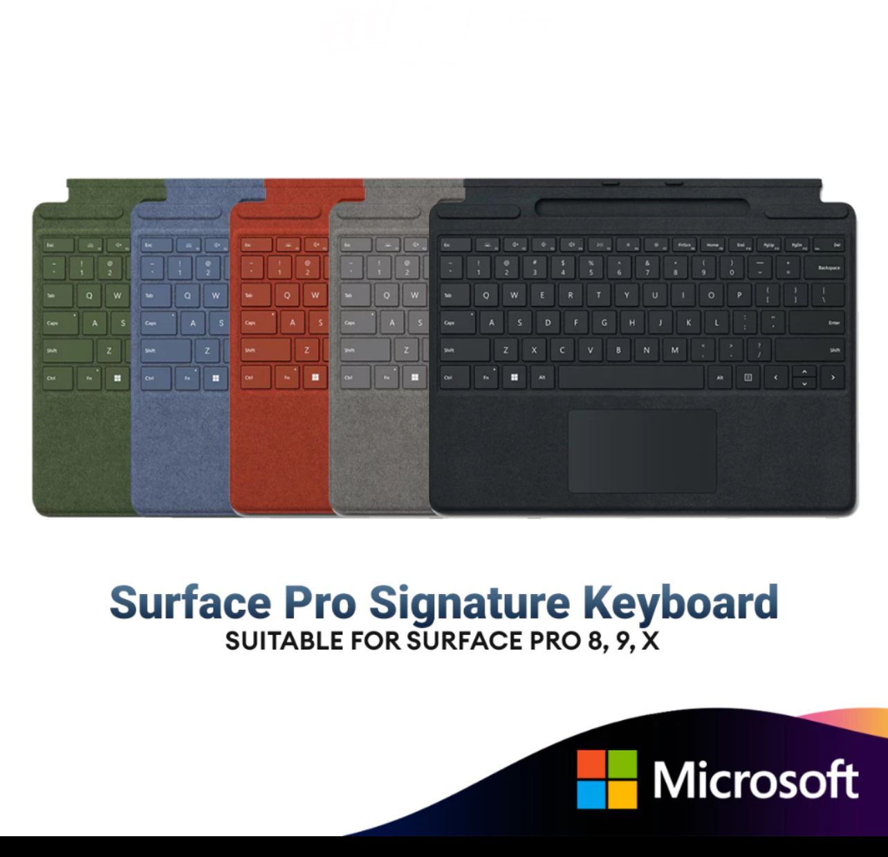 Miscrosoft Microsoft Surface Pro Signature Keyboard (Suitable For Surface Pro 8, 9, X)