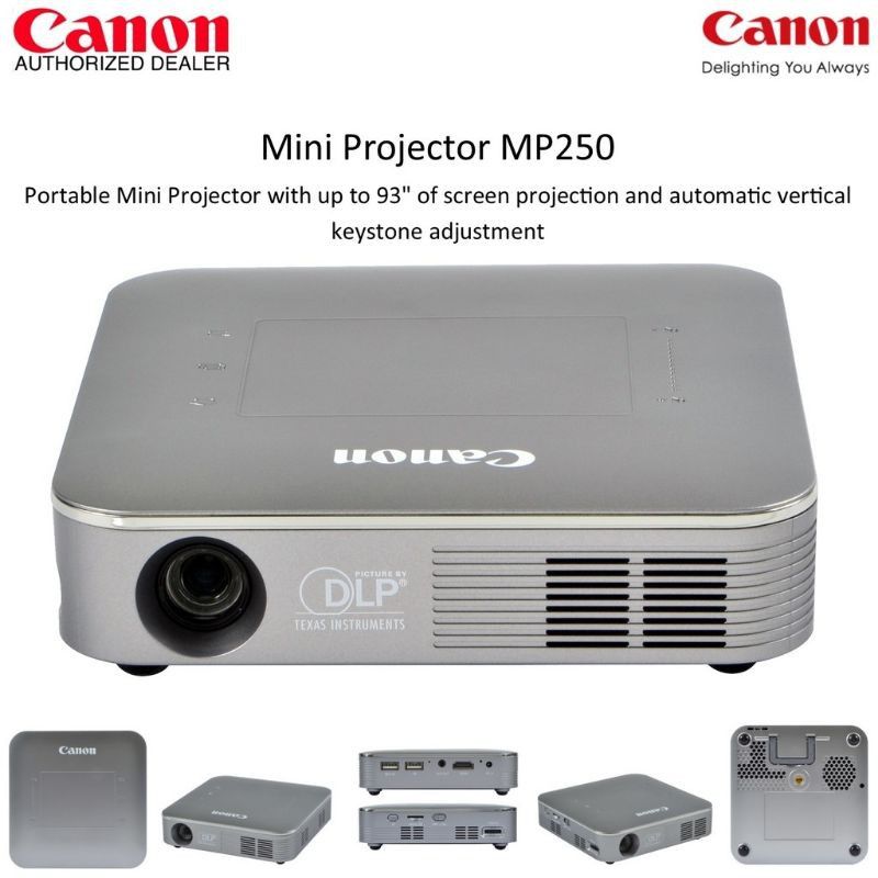 Canon MP250 Portable Mini Projector (250 lumens)