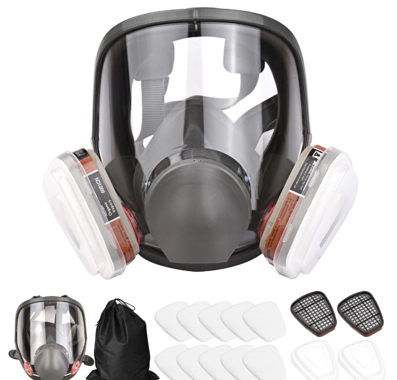 Full Face Reusable Full Face Respirator Full Face Cover Gas Cover Organic Vapor