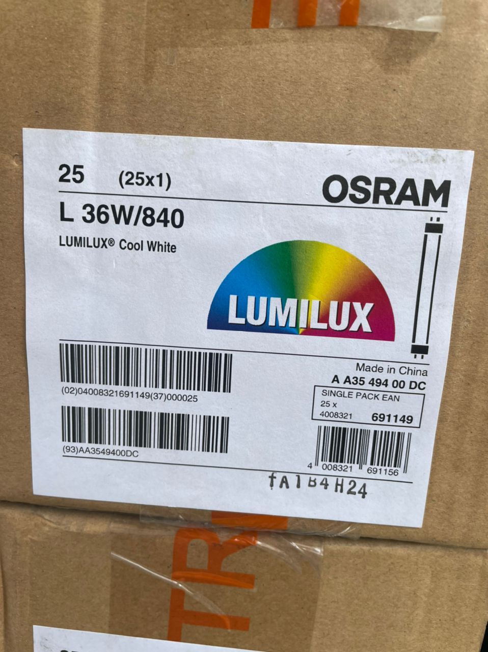 OSRAM 36W/840 4ft COOL WHITE
