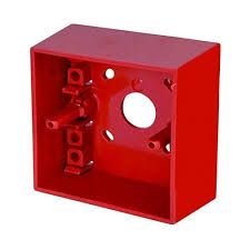 HOCHIKI SR SURFACE MTG
BOX - RED