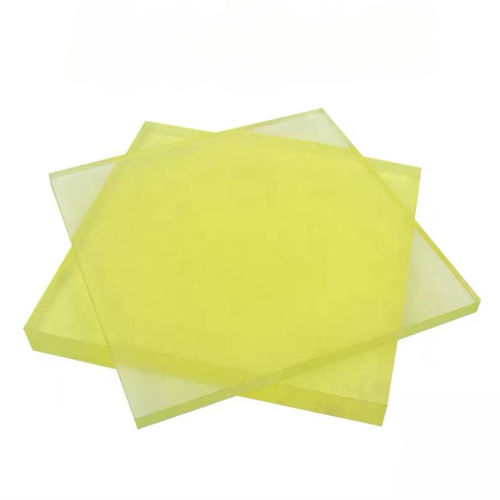 PU SHEET YELLOW POLYURETHANE PLASTIC RUBBER SHEET 5MM