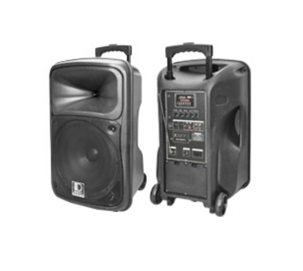 DENN PA SYSTEM / SE598UR / 15" SPECKER / WITH 2 PCS WIRELESS MICROPHONE / Speaker / PA System
