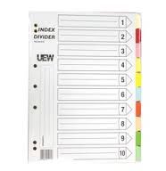 Lucky Star A4 Index Divider 10 Colours