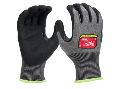 Milwaukee Cut Level 9 High-Dexterity Nitrile Dipped Gloves (Size: L) 48-73-7032