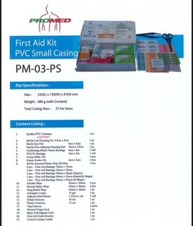 First Aid Kit with PVC Casing PM-03-PS