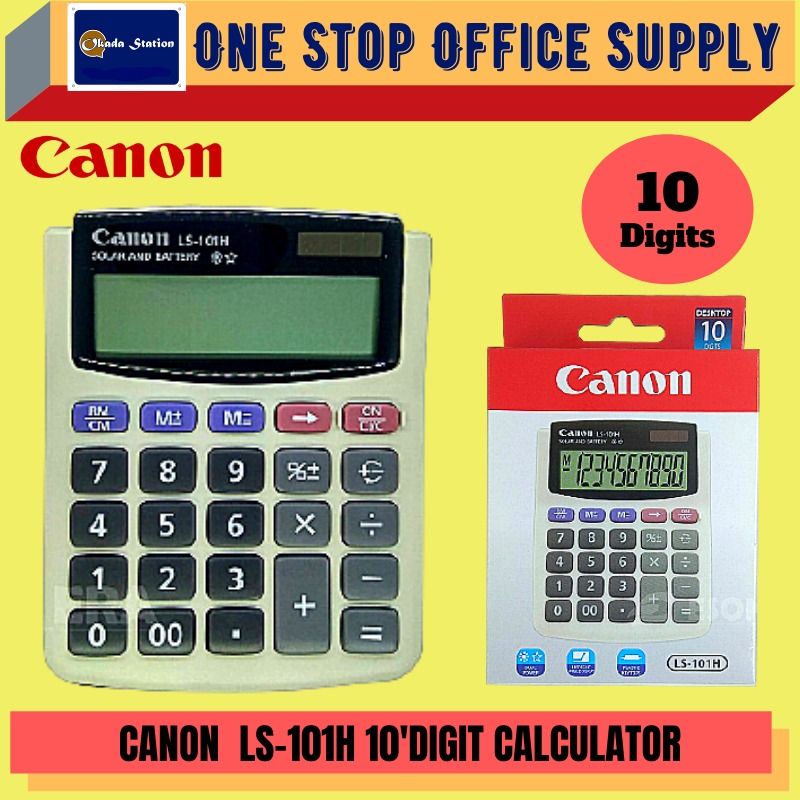 Canon Desktop Calculator 10 digits LS-101H /Canon /Calculator /Desktop Calculator /Canon LS-101H /Canon Desktop Calculator