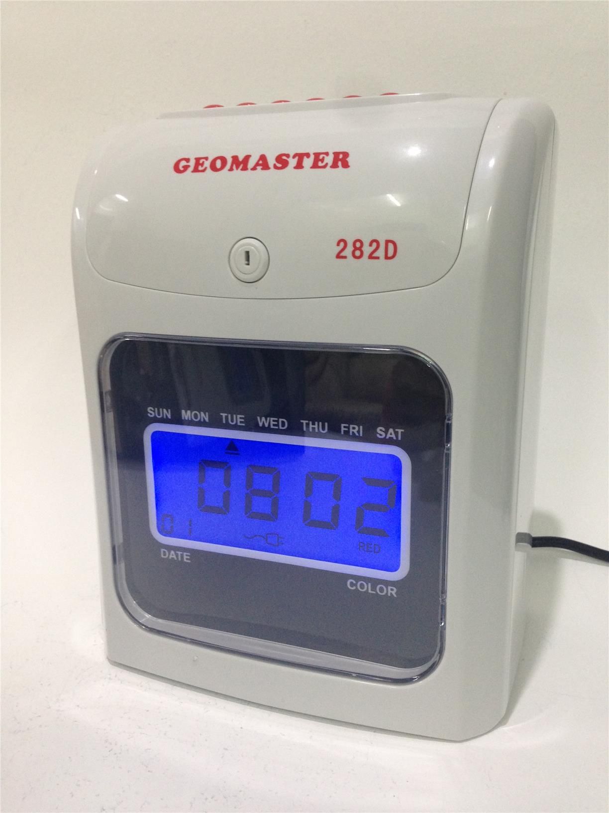 Geomaster Time Recorder Punch Card Machine 282D